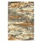 Edge Collections - 2' X 3' - Orange - Unique Abstract Hand-Tufted Area Rug for Home Decor - 1 Piece